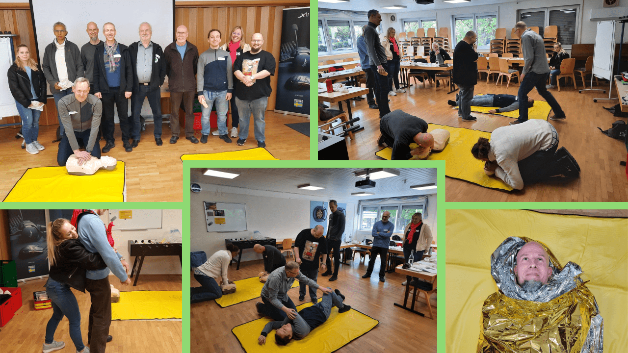 Erste Hilfe Kurs 2024 Erste Hilfe Kurs 2024 im PSV Mainz